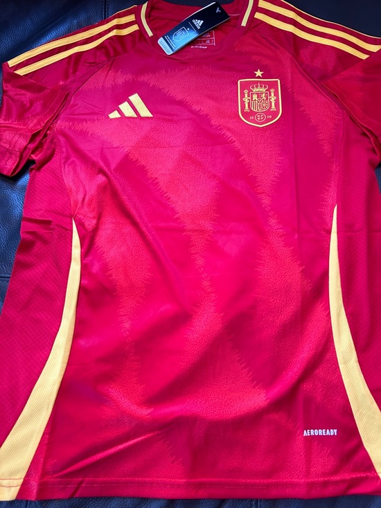 Adidas Shirts Adidas Spain National Team Mens Soccer Jersey Sz adidas-shirts-adidas-spain-national-team-mens-soccer-jersey-sz